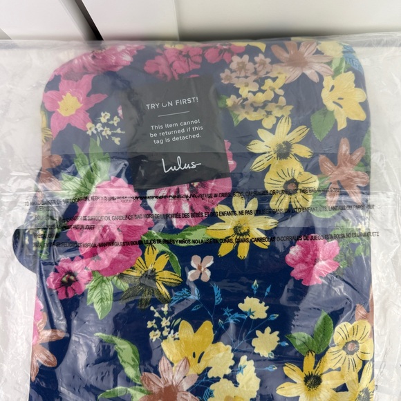 Lulus Women's XS Blue Floral Satin One Shoulder Formal Dress Prom Gown Wedding! - Picture 14 of 14